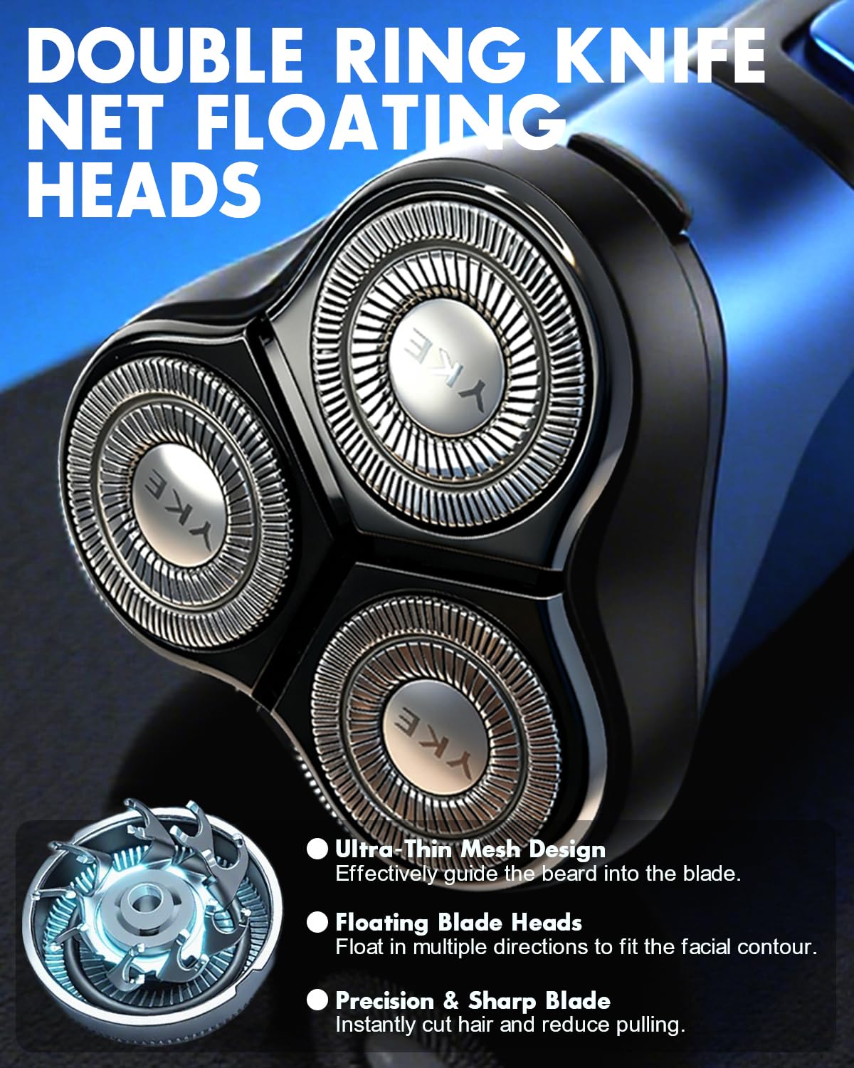 LOBINH pop-up trimmer demonstrates detailing for beards and sideburns