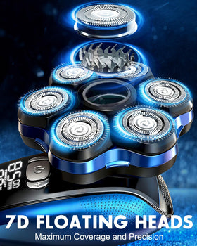 LOBINH head shaver ergonomic grip for comfortable handling