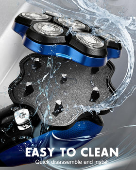 LOBINH head shaver LED display showing battery and speed