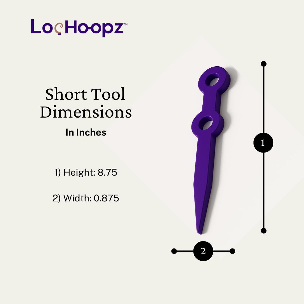 Loc Hoopz foam curlers on damp hair creating natural volume without heat