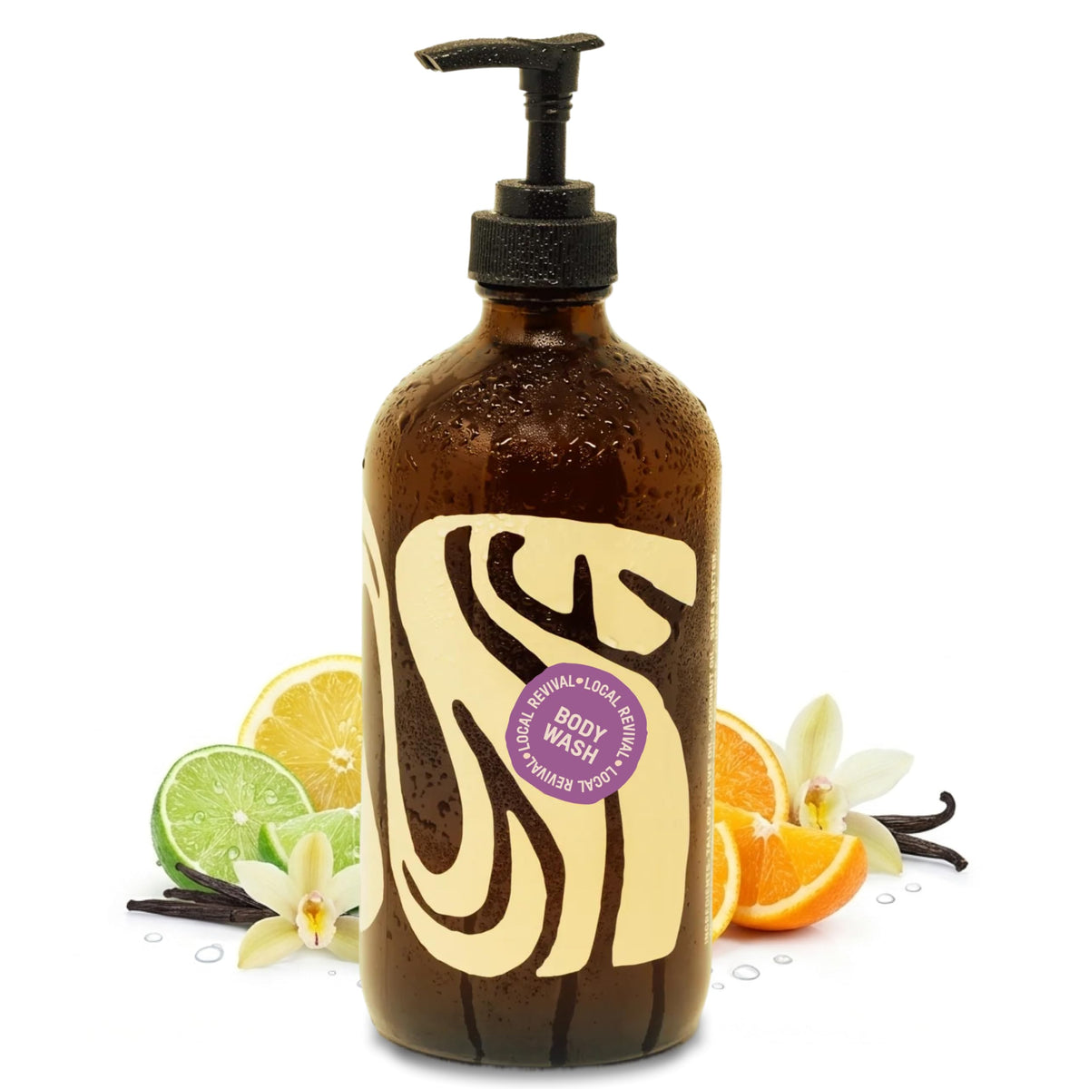 Local Revival Tallow and Honey Body Wash bottle for daily cleansing.