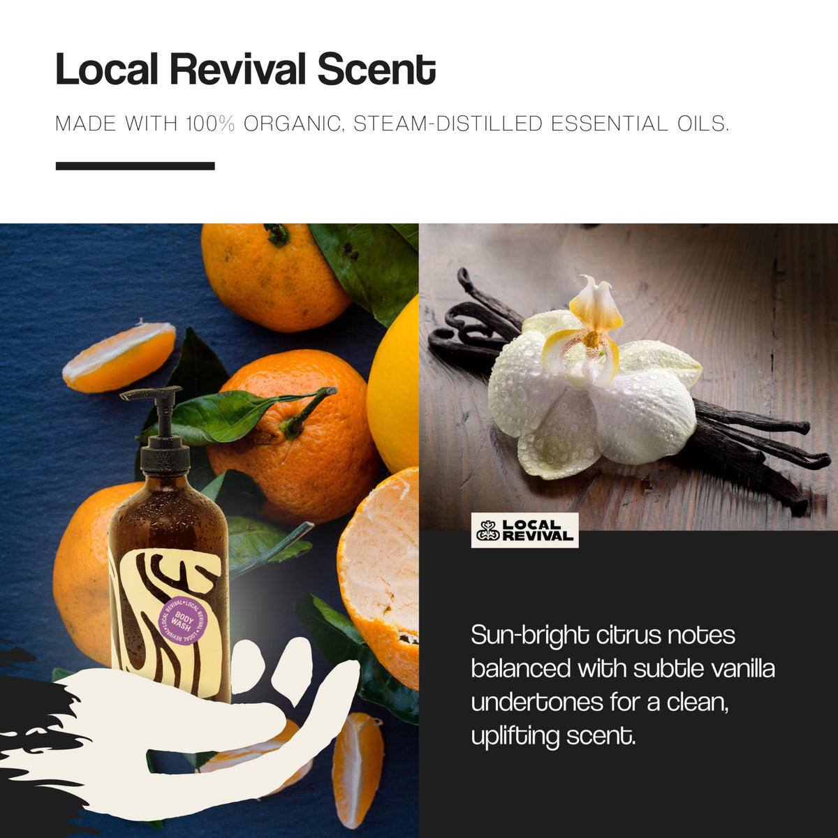 Key ingredients like tallow and honey nourish the skin during showers.