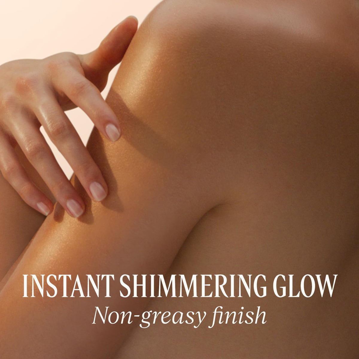 L'OCCITANE almond shimmering body oil pour ready for quick, even application.