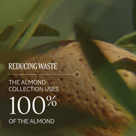 L'OCCITANE almond shimmering body oil close-up shows smooth, soft skin after application.