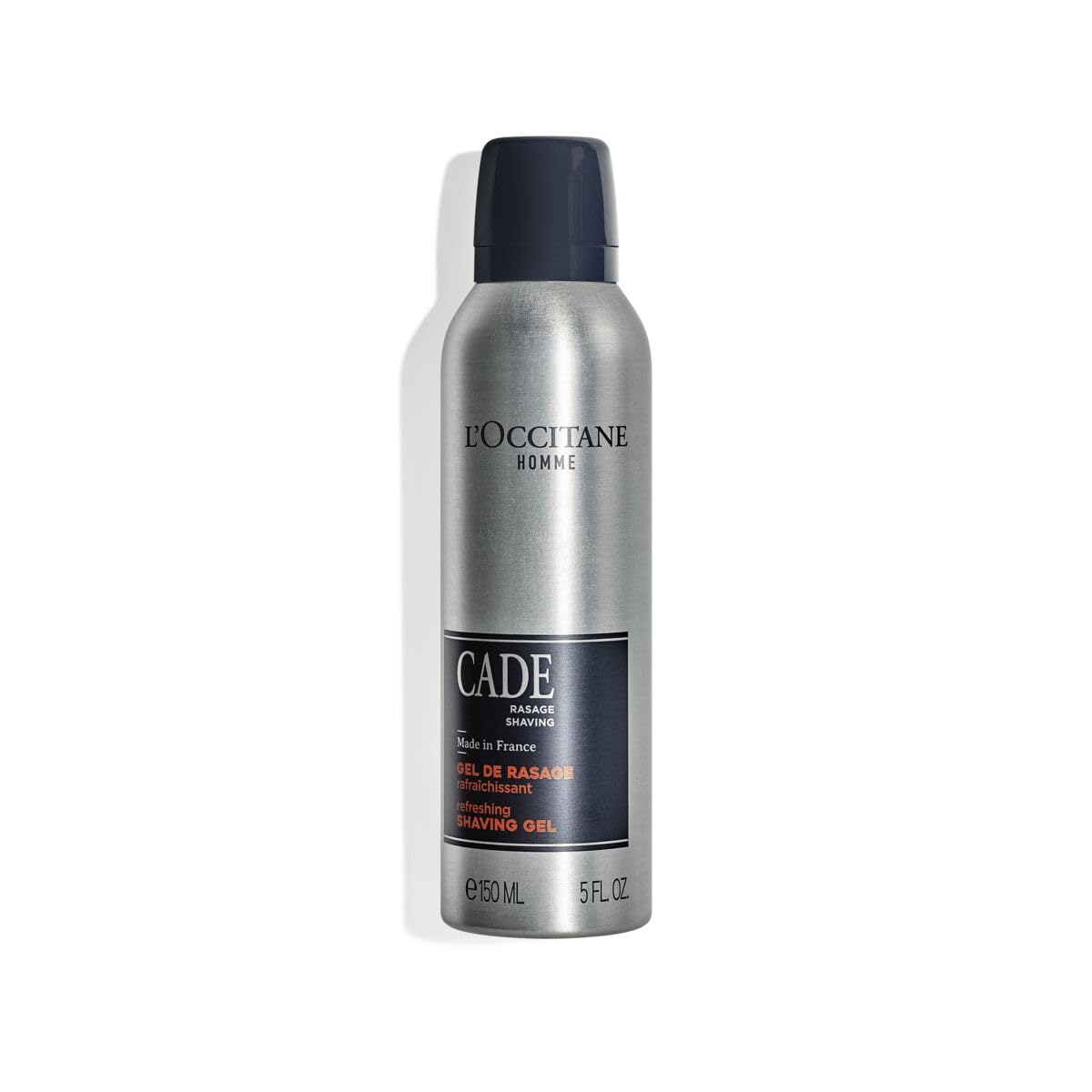 L'Occitane Cade shaving gel creates silky foam for a close, comfortable shave