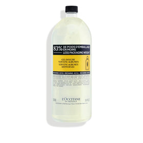 L'OCCITANE Citrus Verbena refill bottle showing sustainable packaging option for a bright cleanse