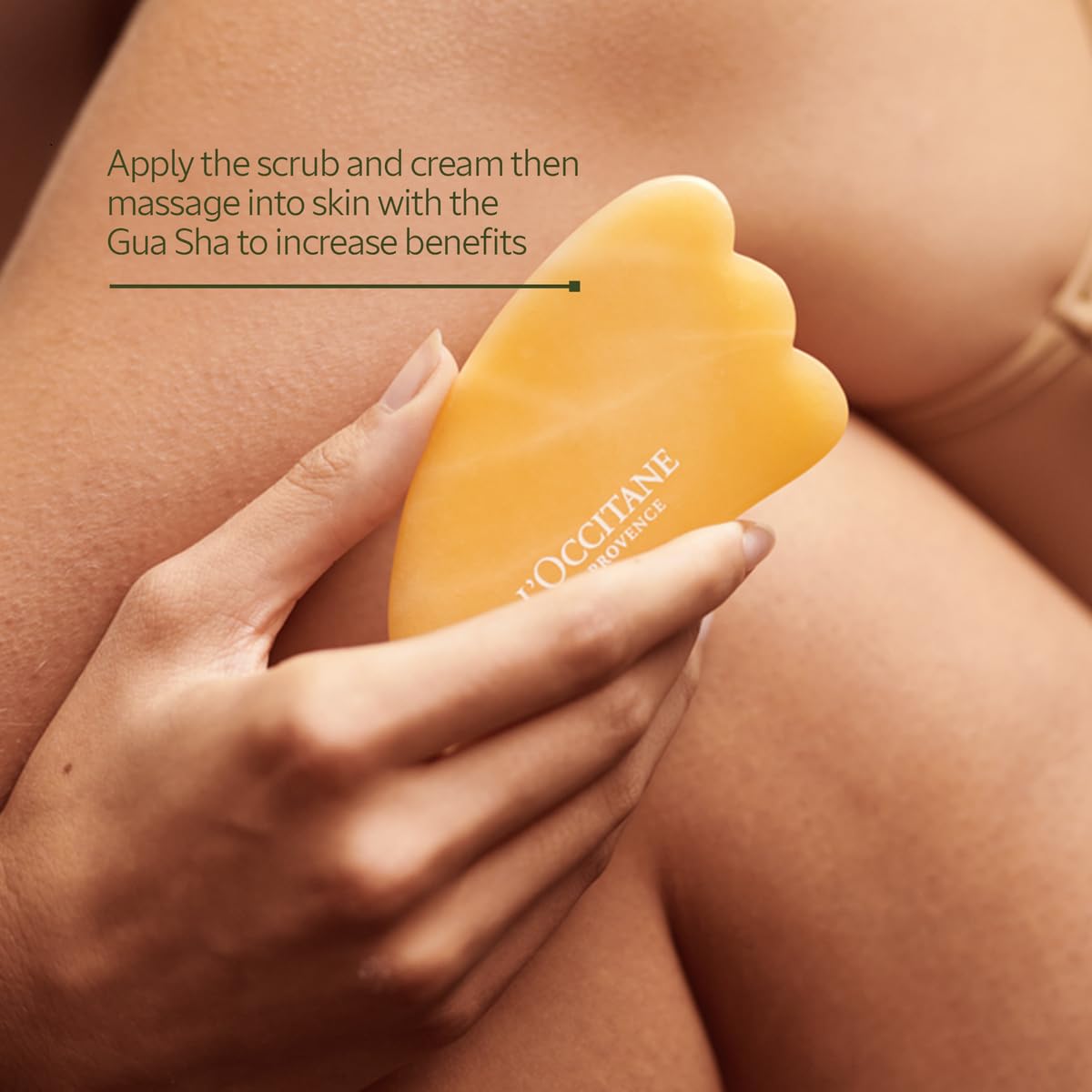 L'Occitane Gua Sha cooling effect during massage
