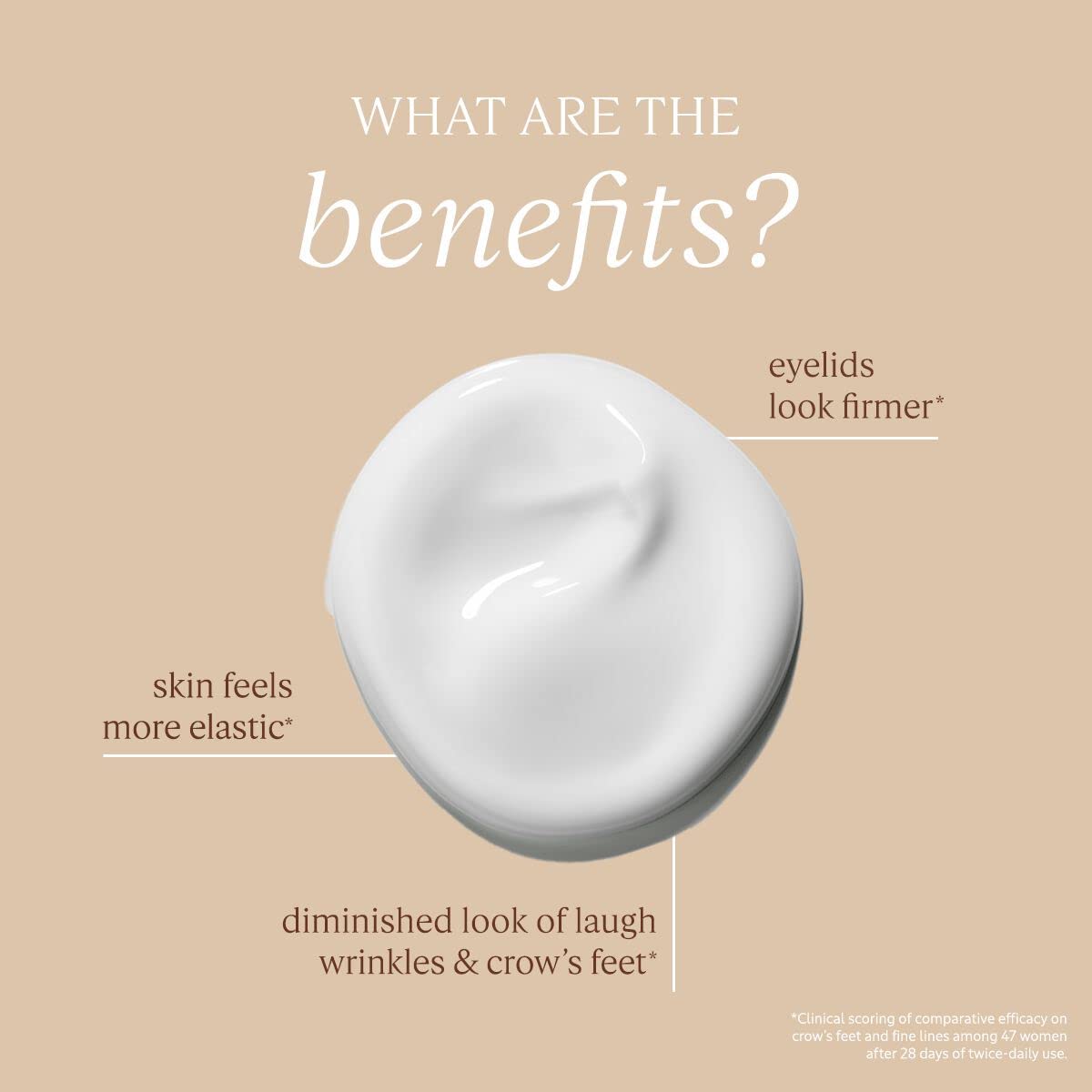 Divine Eye Cream jar signals luxurious hydration for the eye area.