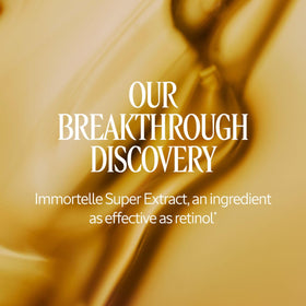 L'Occitane Immortelle Divine Oil on skin shows smooth, hydrated results.