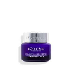 L’Occitane Immortelle Precious Eye Contour balm tube ready for daily use