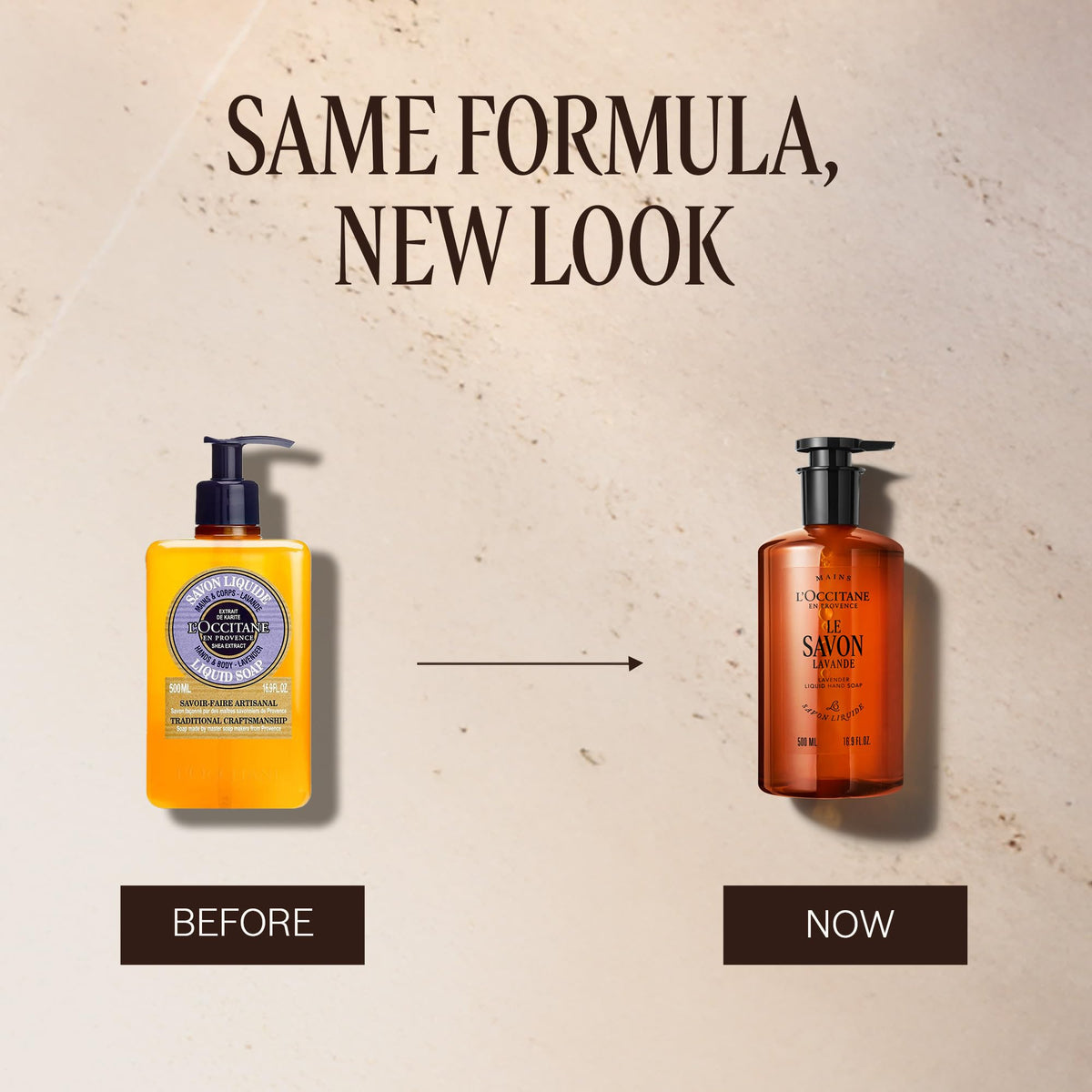 L'Occitane soap pump top for easy, mess-free use