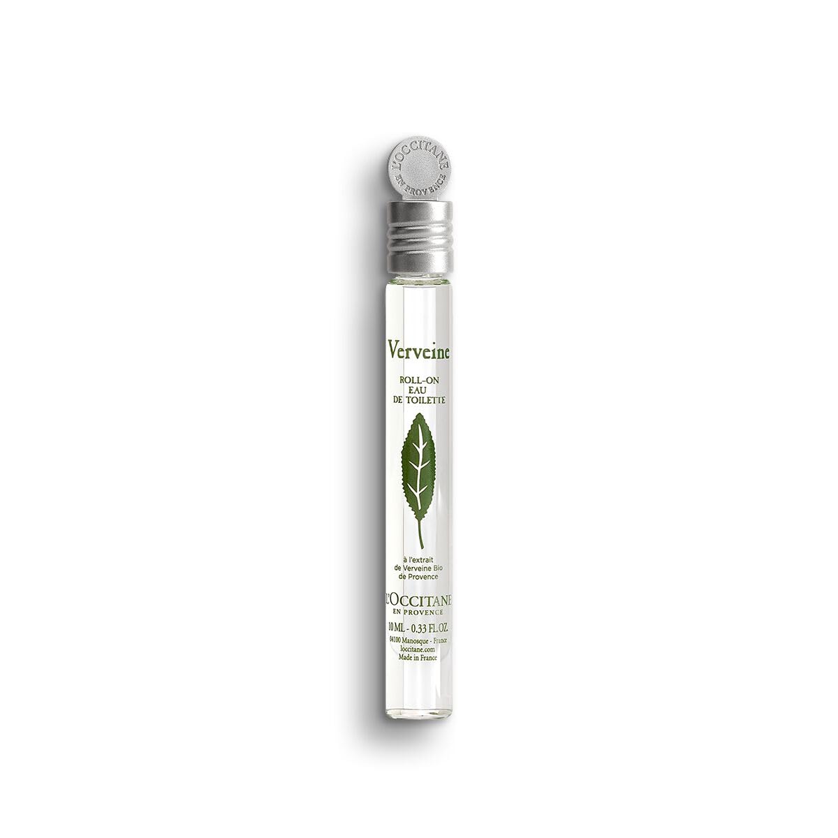 L'Occitane Verbena Roll-On compact bottle for travel-size fragrance touch-ups.