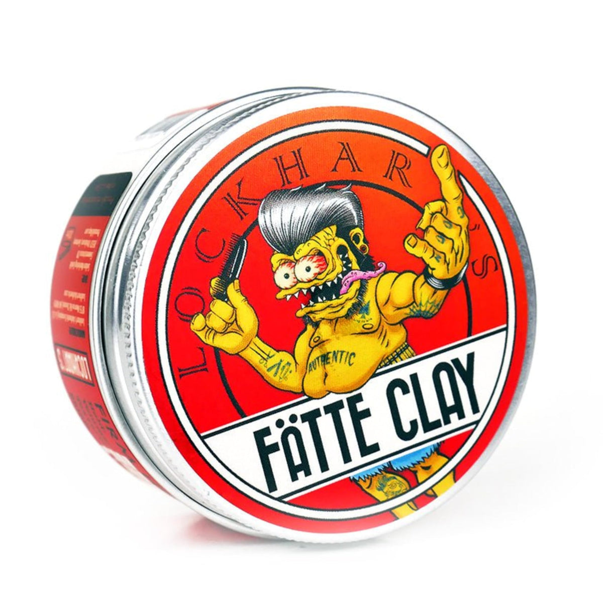 Lockhart’s Fätte Clay bottle closeup showing premium hold with a natural matte finish.