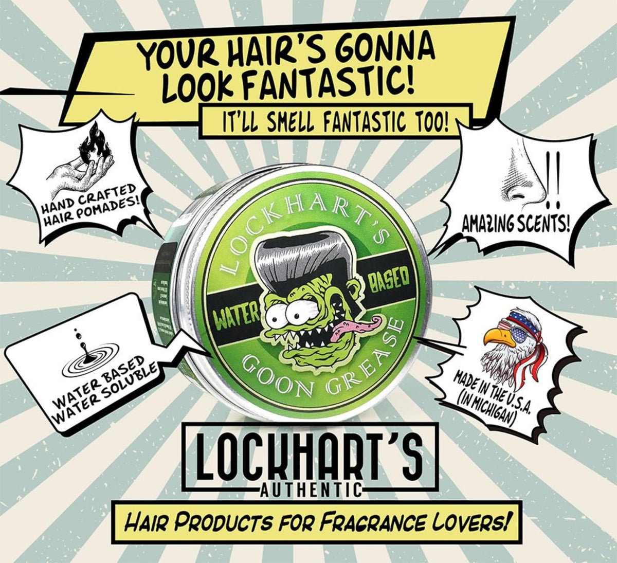 Lockhart's Goon Grease washout closeup under a water rinse.