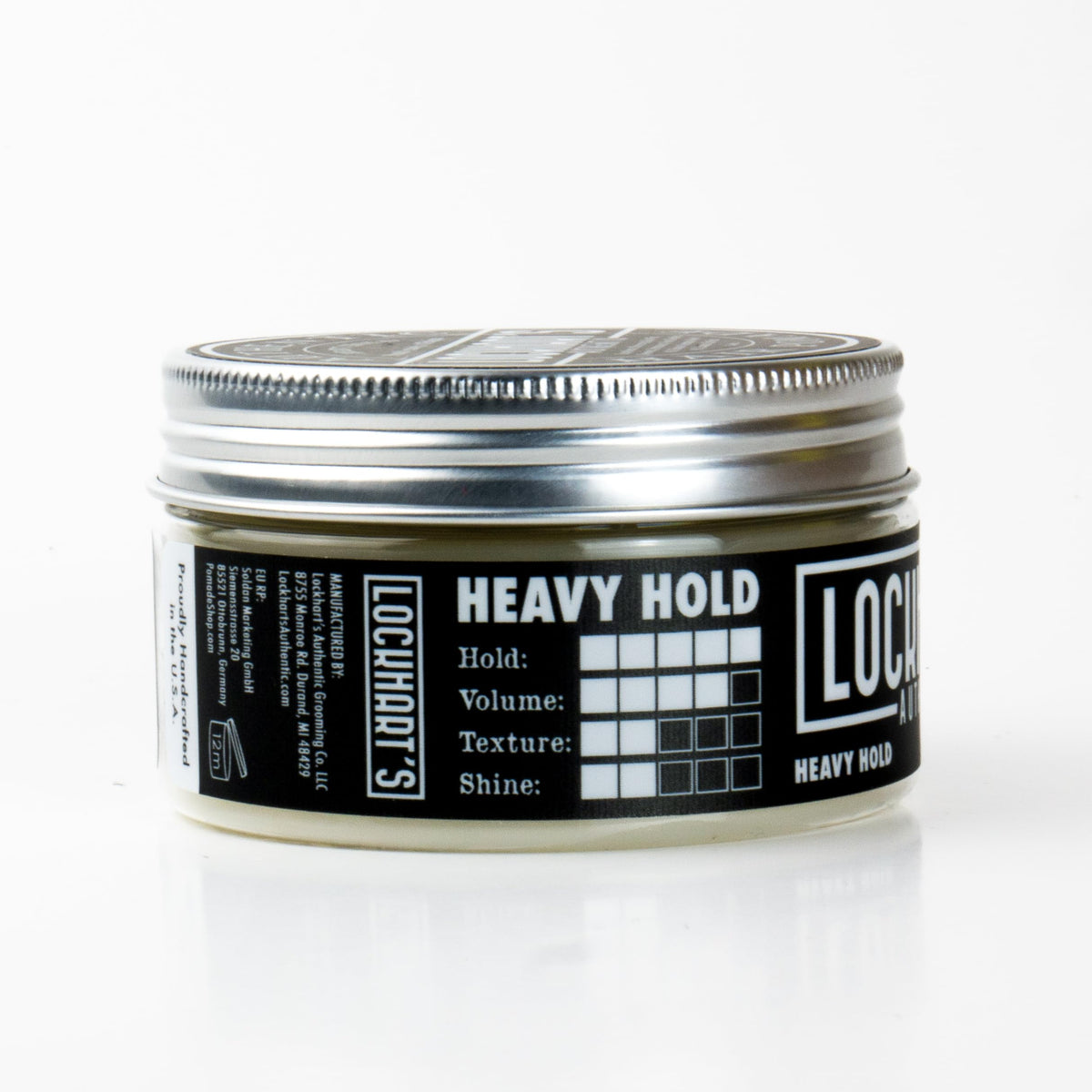 Close-up of Lockhart's jar label highlighting Coco Vanilla scent