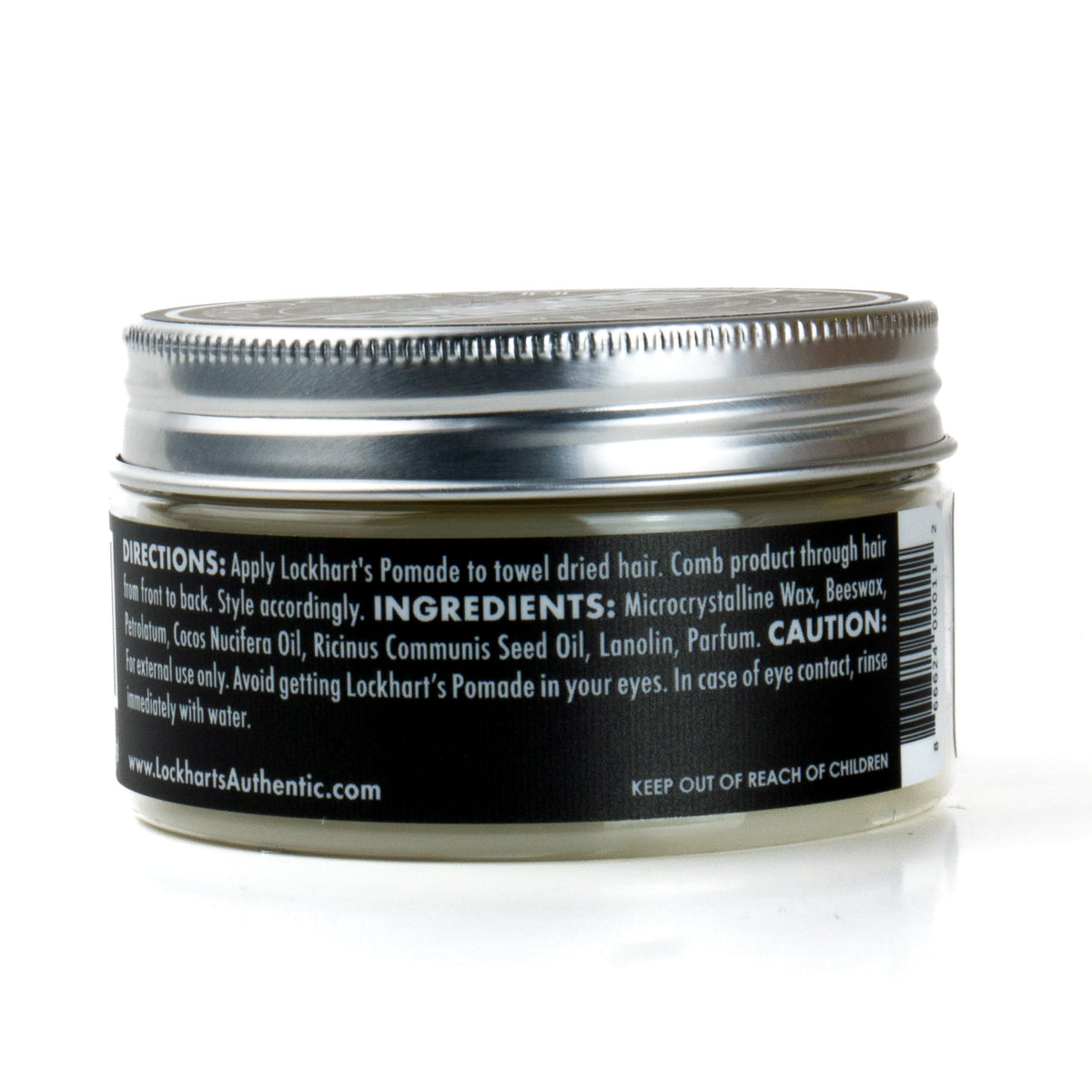 Rich pomade swatch displaying texture and color for control