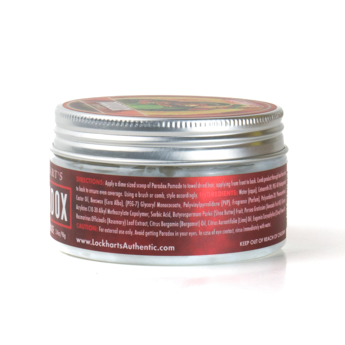 Finished style with high shine and defined texture using Paradox pomade.