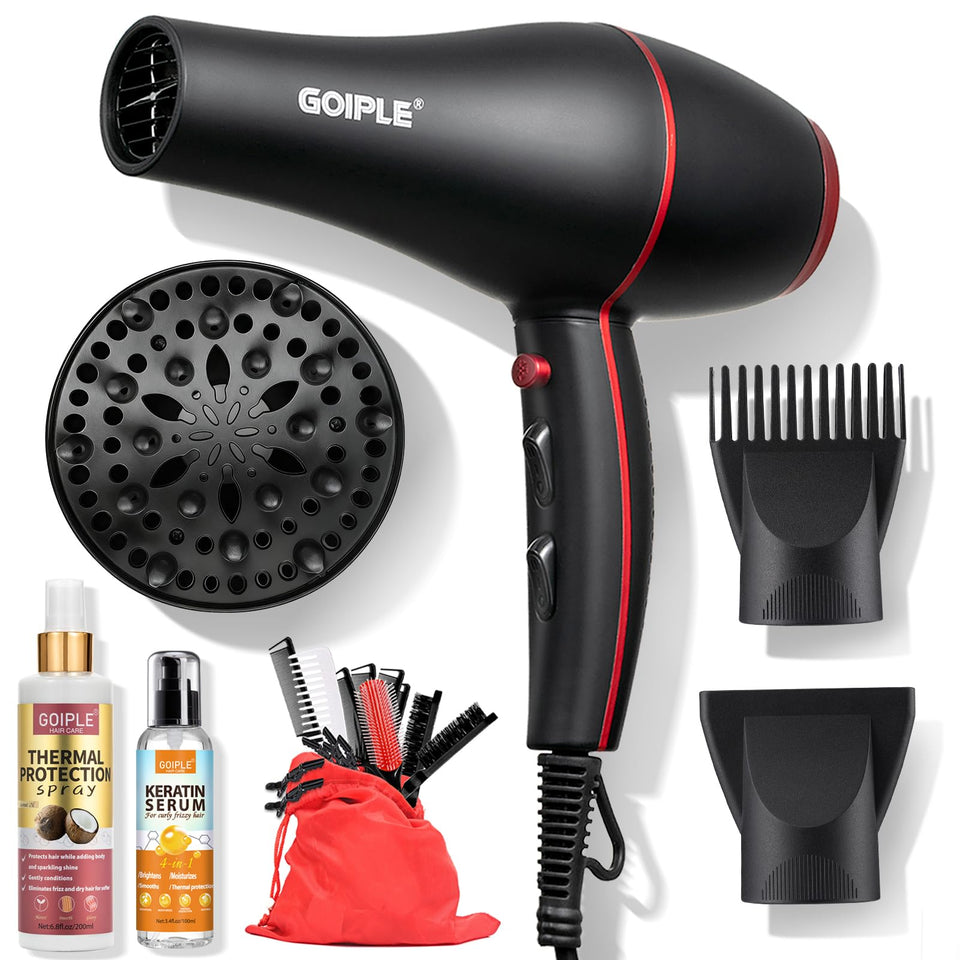 Lockmio 21pc kit hair dryer shown for effortless daily blowouts.