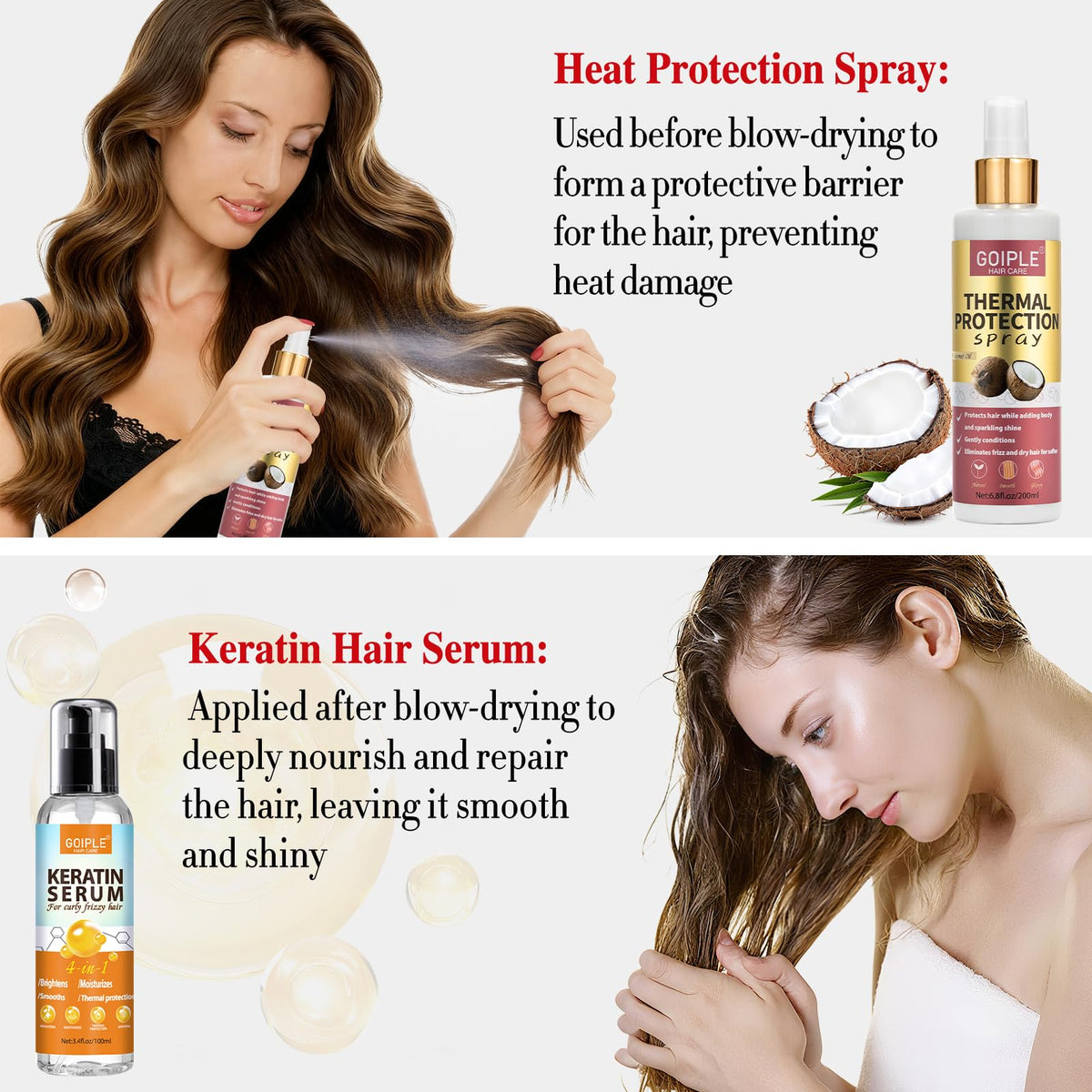 Lockmio comb nozzle concentrates airflow for precise drying.