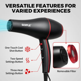 Lockmio thermal protection spray ready to shield hair during styling.