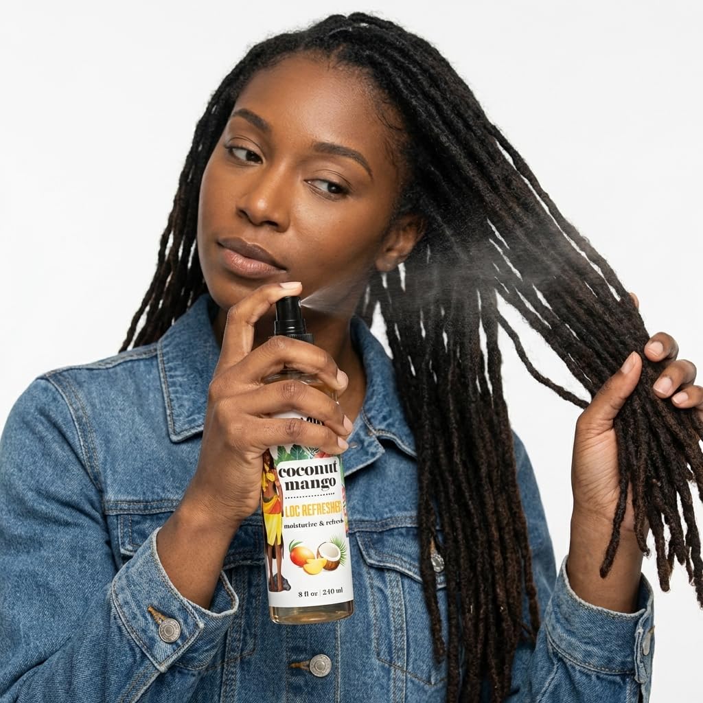 Lockology Coconut Mango Twist-Definition spray for defined locs