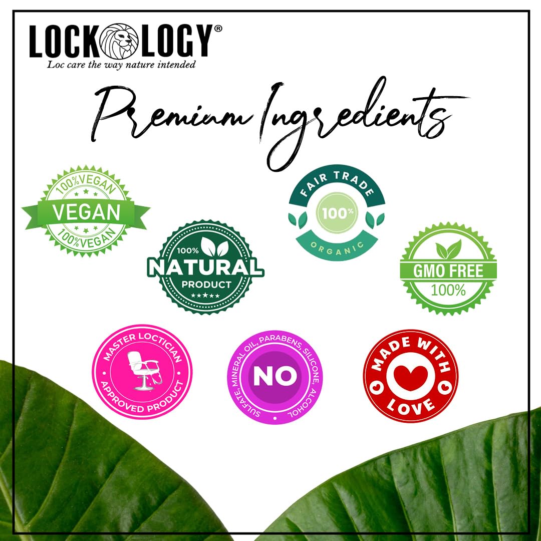 Lockology Loc Butter finish shows healthy shine and conditioned dreadlocks