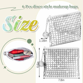 Locmeo sequin cosmetic bag with glitter fabric adds festive flair