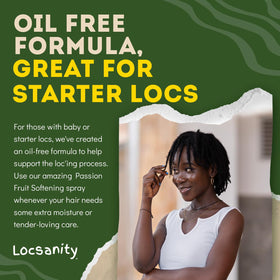 Locsanity 32oz bottle ready to hydrate locs for weeks.