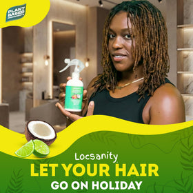 Locsanity coconut oil closeup shows nourishing formula for locs.