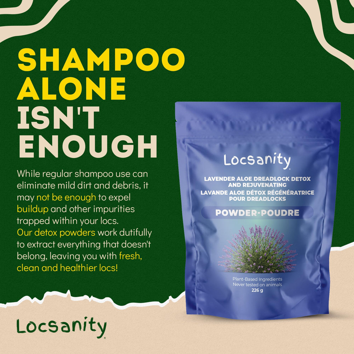 Locsanity dreadlock detox gift packaging as a thoughtful present