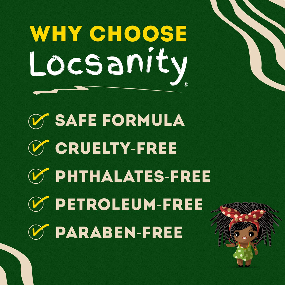 Locsanity detox results after treatment with refreshed scalp