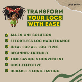 Locsanity medium-end in action tackling larger locs quickly and cleanly
