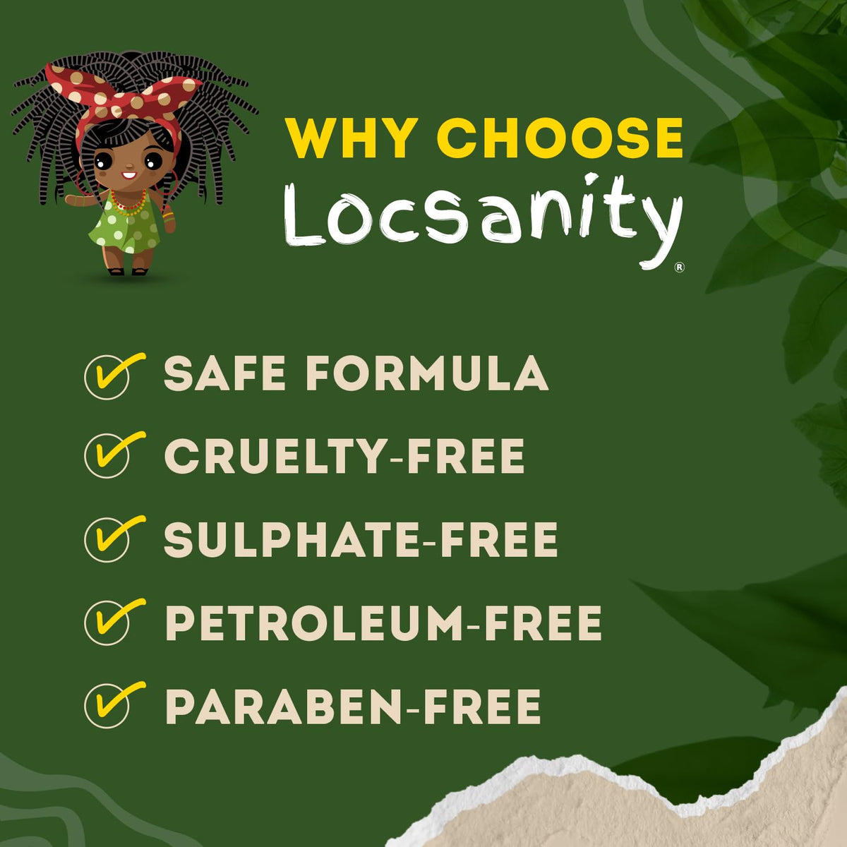 Locsanity Loc Spray pump dispensing for easy, mess-free application.
