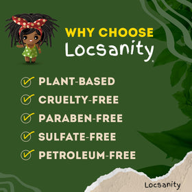 Locsanity Passion Fruit Gel water-soluble formula for easy washout.