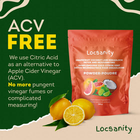 Locsanity spa-like soak session shows gentle scalp cleansing