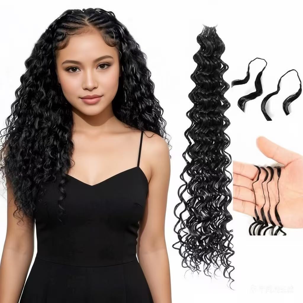 LOCSBYHAND Miracle Knots feather crochet hair packaging shows quick prep and easy install