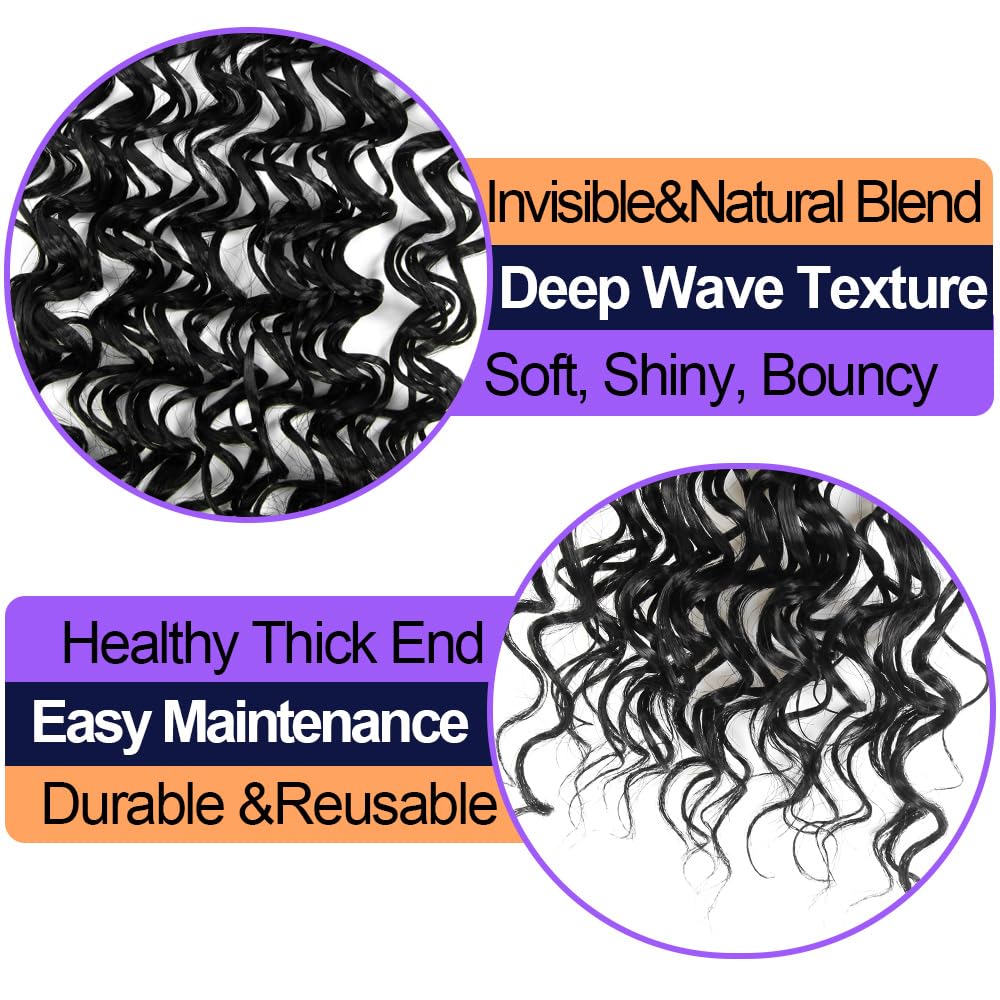 LOCSBYHAND Miracle Knots worn on model showing natural blend and easy styling