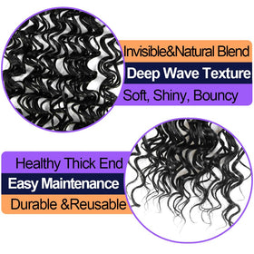 LOCSBYHAND Miracle Knots worn on model showing natural blend and easy styling
