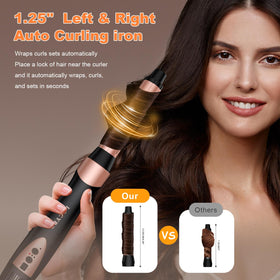 LOCYPO auto-wrap curlers left and right rotation for salon waves