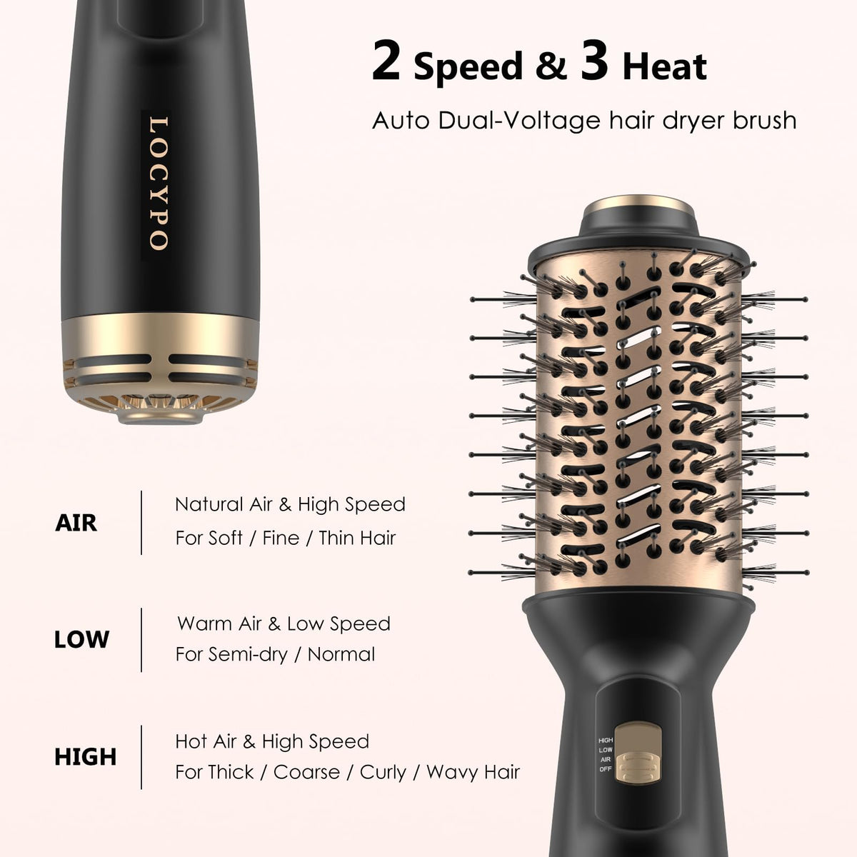LOCYPO Compact 2-inch barrel travels light for neat waves