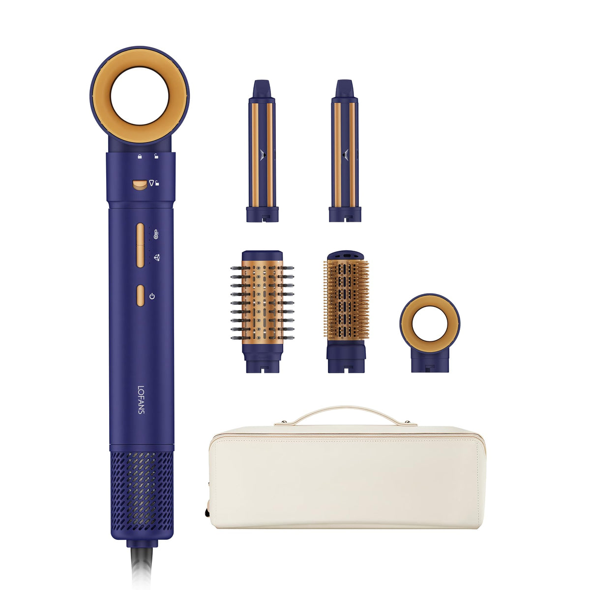Lofans 5 in 1 Styler overview showing all-in-one drying and styling for home use.