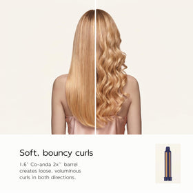 Lofans 50mm round brush delivering salon‑style volume and root lift.