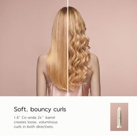 Lofans ionic ceramic care reduces frizz and adds shine during styling.