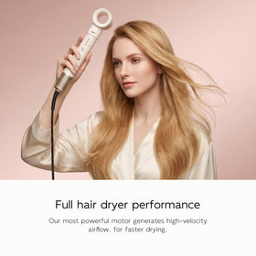 Lofans adjustable heat settings tailored to different hair types.