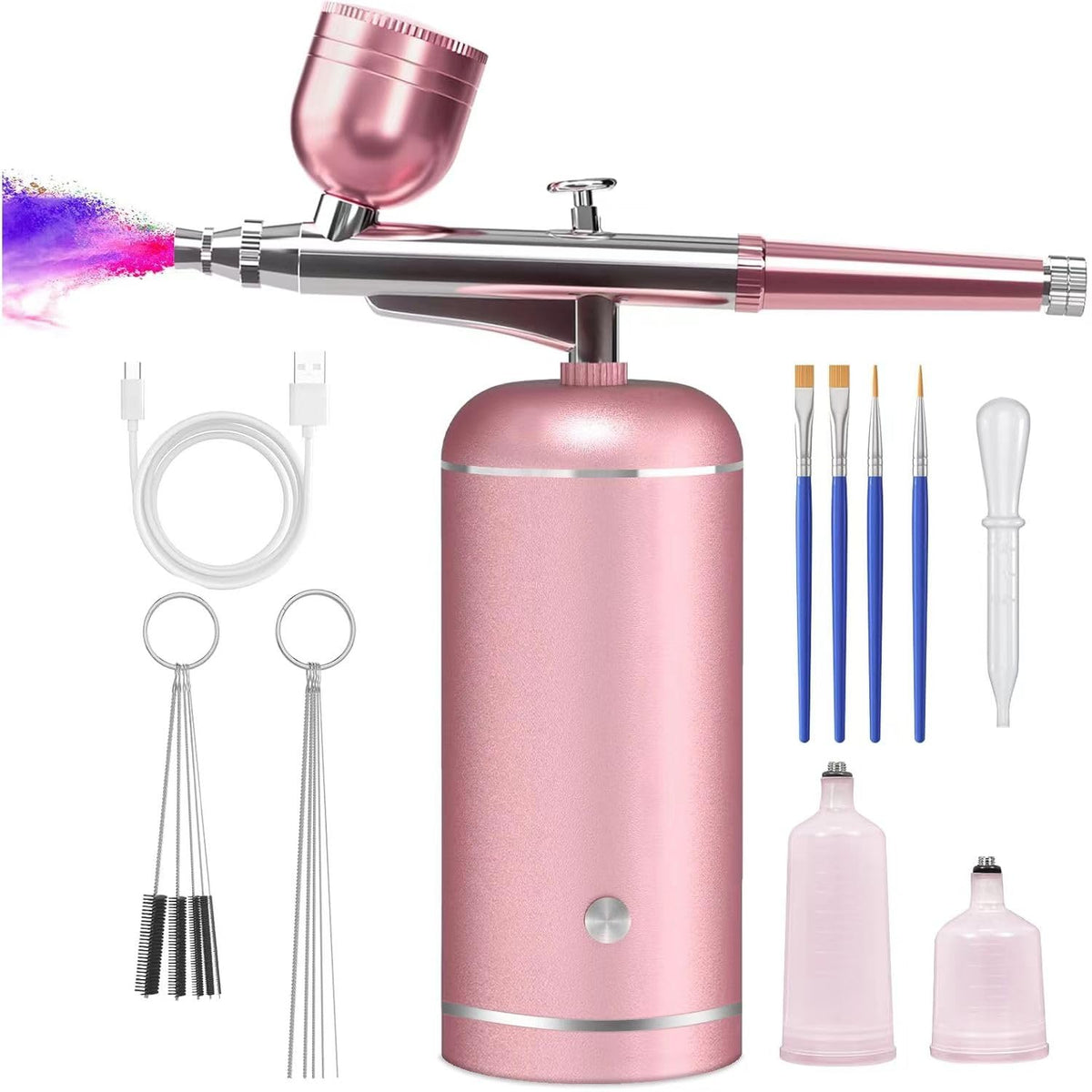 LOISVI airbrush kit cordless design for on-the-go detail work