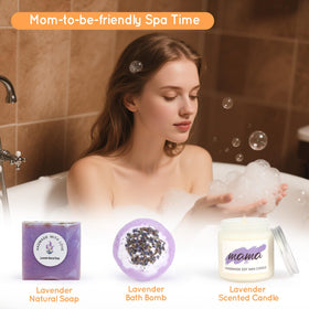 Lokaheadr lavender natural soap for gentle cleansing and calming fragrance.