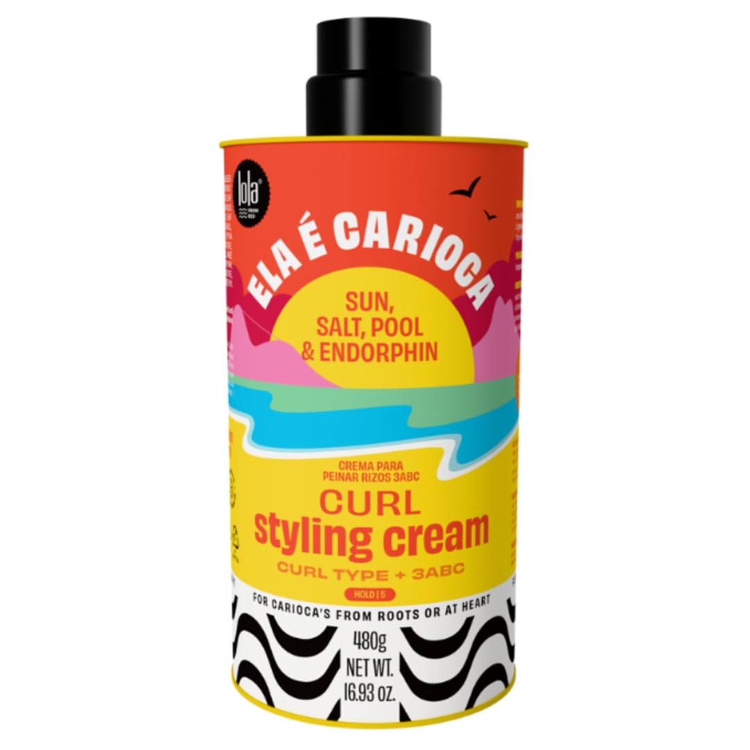 Lola From Rio bottle front view for lightweight 3ABC curl definition and hydration.
