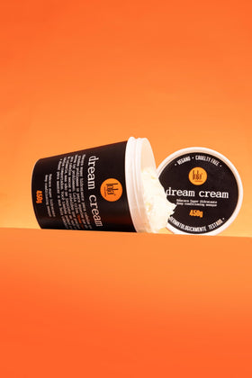 Packaging of Lola From Rio Dream Cream for revitalized locks