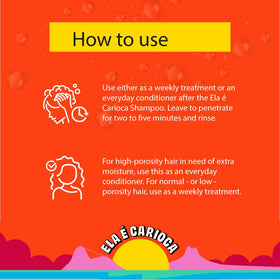 Lola From Rio Ela E Carioca packaging view emphasizes UV and hard-water protection