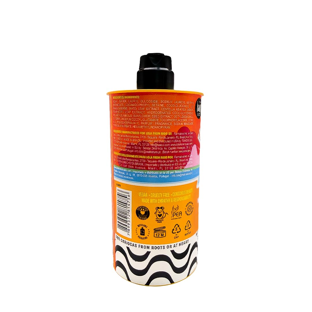 Lola From Rio Ela E Carioca label closeup highlighting ceramides and actives